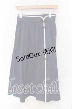 画像1: axes femme / オリエンタルチャイナスカート F ネイビー O-25-09-16-067-AX-SK-OW-OS