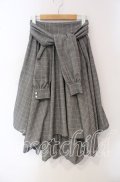axes femme / シャツ巻き風イレヘムスカート F グレー O-25-09-16-070-AX-SK-OW-OS