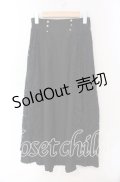 axes femme / サイドレーススカート F クロ O-25-09-16-071-AX-SK-OW-OS