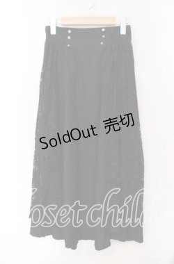 画像1: axes femme / サイドレーススカート F クロ O-25-09-16-071-AX-SK-OW-OS