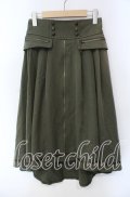 axes femme / ジップ×フィッシュテールスカート F カーキグリーン O-25-09-16-076-AX-SK-OW-OS