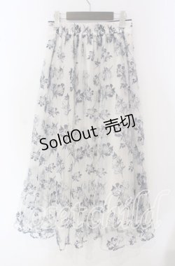 画像3: axes femme / フロッキーチュールスカート F キナリ O-25-09-16-077-AX-SK-OW-OS