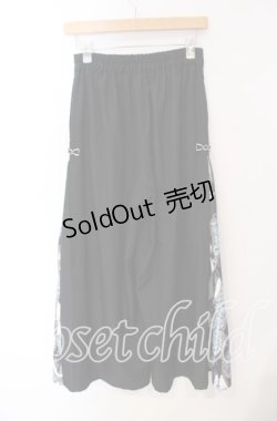 画像3: axes femme / スカーフ切替ワイドパンツ F クロ O-25-09-16-080-AX-PA-OW-OS