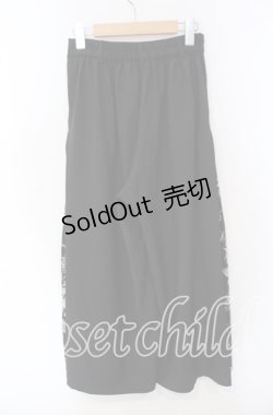 画像3: axes femme / オーナメント柄切替ワイドパンツ F クロ O-25-09-16-083-AX-PA-OW-OS