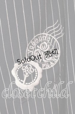 画像3: axes femme / ハイウエストストライプパンツ F ネイビー O-25-09-16-084-AX-PA-OW-OS