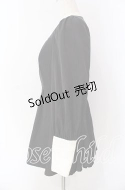 画像3: majoretty / まきちゃんコラボ スクエアネックセットアップ S クロ×シロ O-25-09-16-001-LO-OP-IG-OS