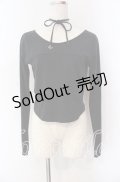 axes femme / チョーカー付コルセット風プルオーバー F クロ O-25-09-16-009-AX-TO-OW-OS