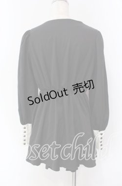 画像4: majoretty / まきちゃんコラボ スクエアネックセットアップ S クロ×シロ O-25-09-16-001-LO-OP-IG-OS