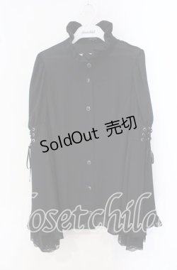 画像1: MIHO MATSUDA / ブラウス・フィルモ M ブラック O-25-09-16-011-GO-BL-IG-OS