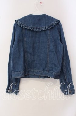 画像3: axes femme NOSTALGIE / 花刺繍デニムジャケット F ブルー O-25-09-16-023-AX-JA-OW-OS