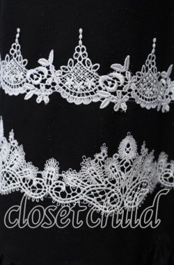 画像4: 星箱works / 深澤翠×HoshibakoWorksコラボレーションクラシカルワンピース M クロ×シロ O-25-09-16-002-PU-OP-IG-OS