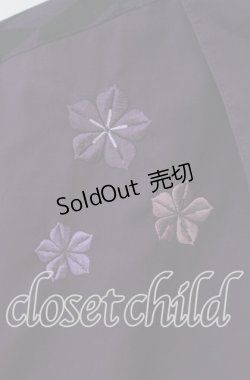 画像2: AXES-X / 矢羽根PT&桔梗刺繍シャツ M パープル O-25-09-16-025-AX-BL-OW-OS