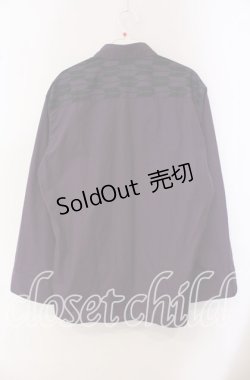 画像3: AXES-X / 矢羽根PT&桔梗刺繍シャツ M パープル O-25-09-16-025-AX-BL-OW-OS