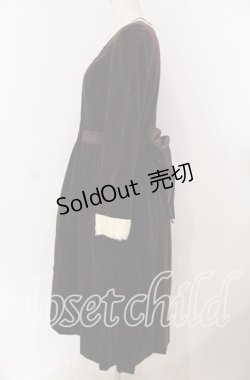画像3: Jane Marple / ロイヤル別珍のクララワンピース M ボルドー O-25-09-18-003-JM-OP-IG-OS