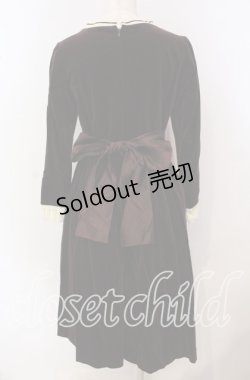 画像4: Jane Marple / ロイヤル別珍のクララワンピース M ボルドー O-25-09-18-003-JM-OP-IG-OS