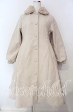 画像1: 【SALE】m petit by misako / AM*リボンコート M アイボリー O-25-09-18-004-LO-JA-IG-ZTC016 (1)
