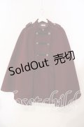 axes femme / ナポレオンマント風コート M ワイン O-25-09-18-007-AX-CO-IG-OS