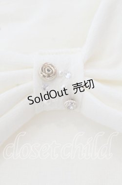 画像2: axes femme / ドレープリボンニット F シロ O-25-09-18-012-AX-TO-OW-OS