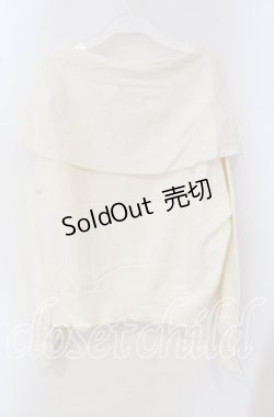 画像3: axes femme / ドレープリボンニット F シロ O-25-09-18-012-AX-TO-OW-OS