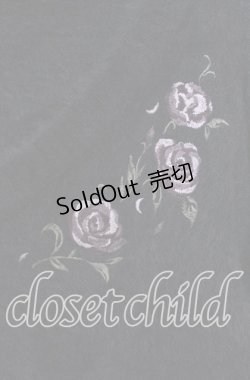 画像2: axes femme / ローズ刺繍フェザーニット F クロ O-25-09-18-015-AX-TO-OW-OS