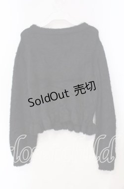 画像3: axes femme / ローズ刺繍フェザーニット F クロ O-25-09-18-015-AX-TO-OW-OS