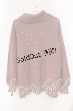 画像1: axes femme / 巻きバラニット M ピンク O-25-09-18-017-AX-TO-OW-OS