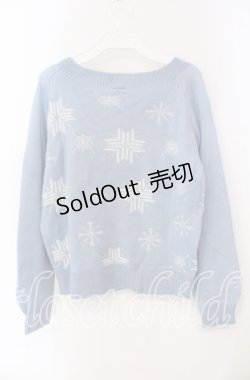 画像3: Secret Honey / アナと雪の女王ニット  サックス O-25-09-18-019-CA-TO-IG-OS