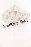 MILK / ハートクロスチャームローズ柄ファーティペット  ベージュ O-25-09-18-021-ML-ZA-IG-OS