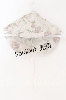 画像3: MILK / ハートクロスチャームローズ柄ファーティペット  ベージュ O-25-09-18-021-ML-ZA-IG-OS