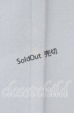 画像3: Jane Marple / ベルベットトリミングのケープコート  公式色展開：ブルーグレー O-25-09-18-002-JM-CO-IG-OS