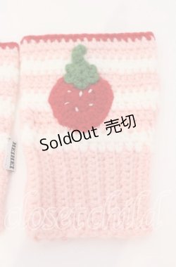 画像2: HEIHEI / ストロベリーアームカバー  ピンク O-25-09-18-027-PU-ZA-OW-OS