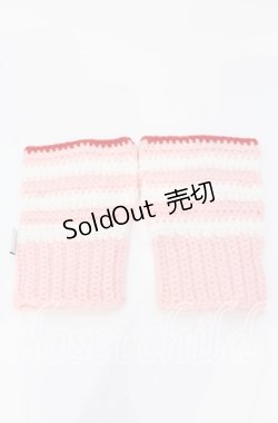 画像3: HEIHEI / ストロベリーアームカバー  ピンク O-25-09-18-027-PU-ZA-OW-OS