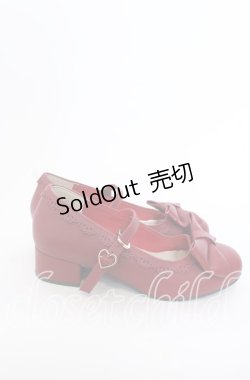 画像4: axes femme kawaii / ローヒールリボンパンプス M アカ O-25-09-19-038-AX-SH-IG-ZT0927M