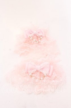画像1: Chalmiere / ファンシーリボンお袖留め  ピンク O-25-09-19-040-LO-ZA-IG-OS