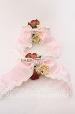 画像2: BABY,THE STARS SHINE BRIGHT / Lady Victorian Roseリボンコーム  ピンク×アカ O-25-09-19-047-BA-AC-OW-OS