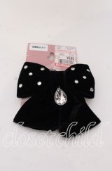 FLC / ホシナ*リボンクリップ  クロ O-25-09-19-049-LO-AC-OW-ZT445-F002