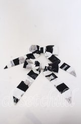 Royal Princess Alice / Chess Board Cat ・tonoコラボ　ヘアクリップセット  シロ×クロ O-25-09-19-054-LO-AC-OW-ZT445-F001