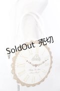 BABY,THE STARS SHINE BRIGHT / アリスの大きな時計バッグ  シロ O-25-09-19-009-BA-BG-OW-OS