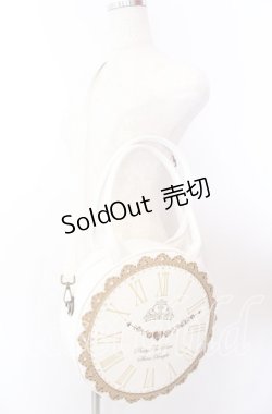 画像2: BABY,THE STARS SHINE BRIGHT / アリスの大きな時計バッグ  シロ O-25-09-19-009-BA-BG-OW-OS