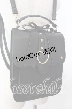 画像1: LIZ LISA / ハートバックルマルチWAYバッグ  クロ O-25-09-19-016-LO-BG-OW-ZT0927M