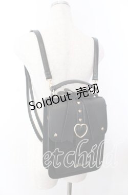 画像2: LIZ LISA / ハートバックルマルチWAYバッグ  クロ O-25-09-19-016-LO-BG-OW-ZT0927M