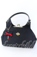 TELLME / Rosalie クイーンオブハート がま口バッグ  クロ O-25-09-19-022-LO-BG-OW-OS