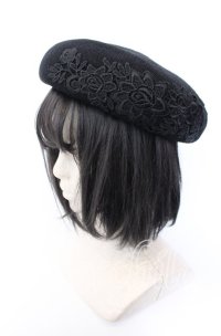 m petit by misako / TT*AMレースサーモベレー 57.5ｃｍ クロ O-25-09-19-025-LO-AC-OW-ZT346