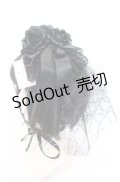 metamorphose / ローズリボン円形ヘッドドレス  クロ O-25-09-19-026-ME-AC-OW-OS