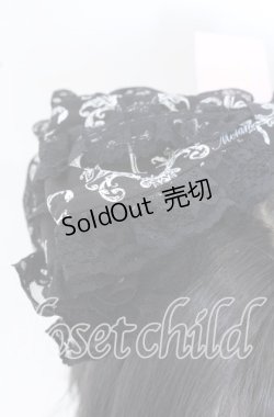 画像2: metamorphose / クラウンクロスリボンヘッドドレス  クロ O-25-09-19-029-ME-AC-OW-OS