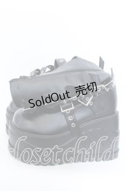 画像2: Jamieエーエヌケー / コルセット厚底シューズ L クロ O-25-09-19-034-LO-SH-IG-OS