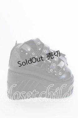 画像5: Jamieエーエヌケー / コルセット厚底シューズ L クロ O-25-09-19-034-LO-SH-IG-OS