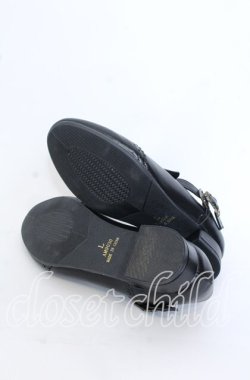 画像7: m petit by misako / AMPUリボンストラップパンプス L クロ O-25-09-19-035-LO-SH-IG-ZT346