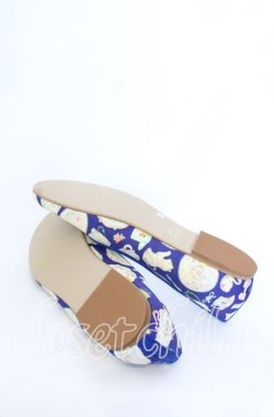 画像7: Franche Lippee / オリプリフラットパンプス 23.5cm ネイビー O-25-09-19-036-LO-SH-IG-ZT346