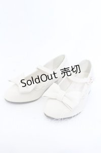 axes femme kawaii / ローヒールリボンパンプス M オフ O-25-09-19-037-AX-SH-IG-ZT346